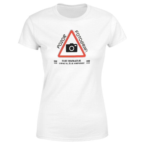 Tričko Pozor fotograf (Velikost: 2XL
