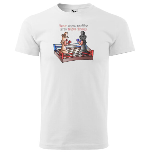 Tričko Šachy a život (Velikost: 4XL