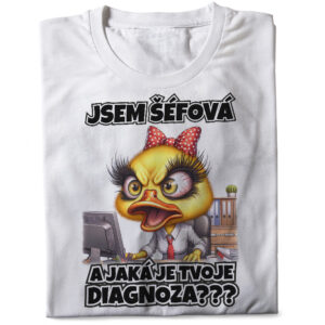Tričko Šéfová – diagnóza (dámské) (Velikost: 2XL)