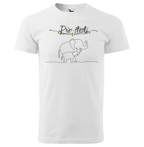 Tričko Sloni pro štěstí (Velikost: 4XL