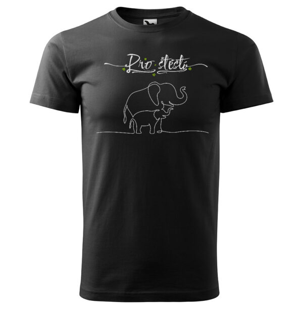 Tričko Sloni pro štěstí (Velikost: 4XL