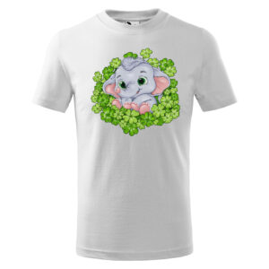 Tričko Slůně a čtyřlístky – dětské (Velikost: 158