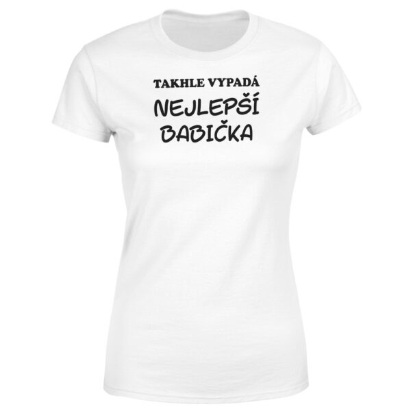 Tričko Takhle vypadá babička (Velikost: M