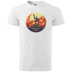 Tričko Zachránce světa – Pánské (Velikost: 5XL)