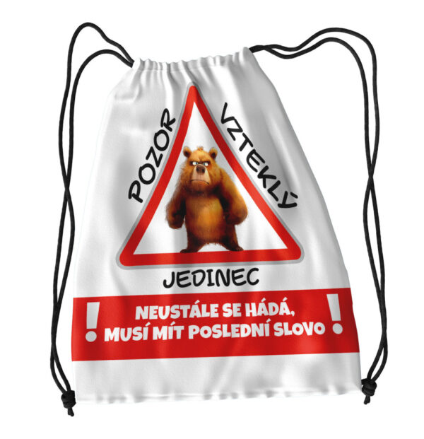 Vak na záda Vzteklý jedinec