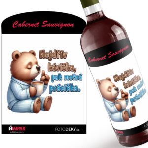 Víno Kávička pak prácička (Druh Vína: Červené víno)