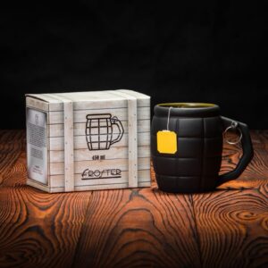 Hrnek granát 450 ml - černý