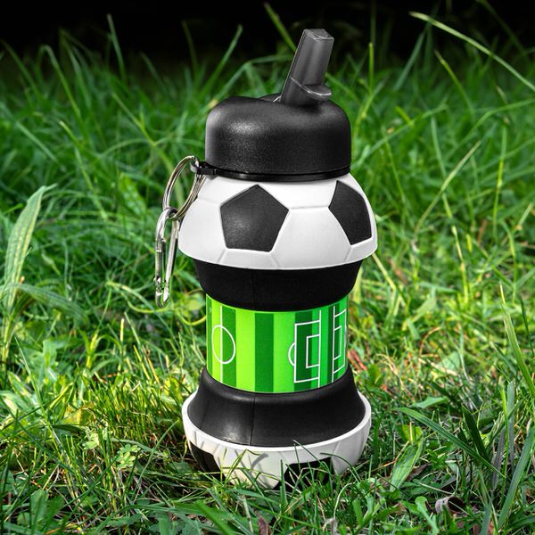 Skládací láhev na vodu fotbalový míč