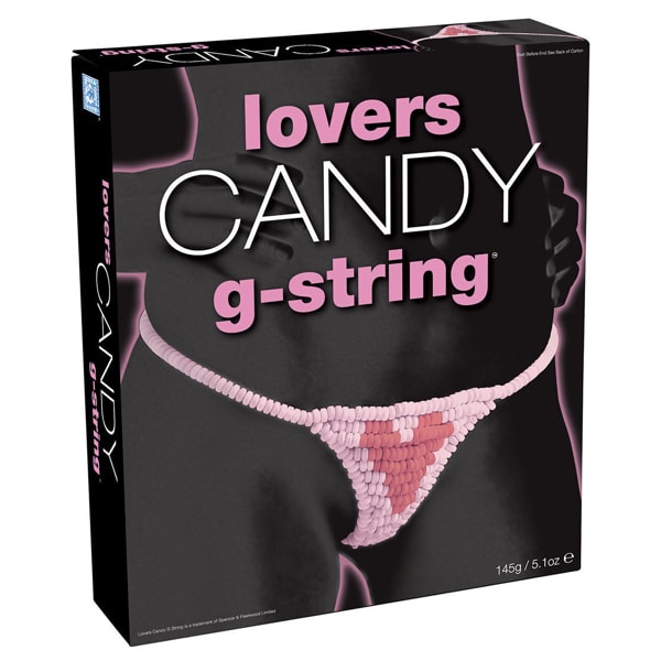 Tanga z bonbónů se srdíčkem