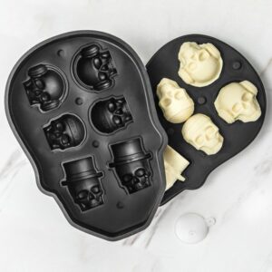 Forma na led a čokoládu lebky