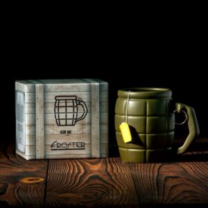 Hrnek granát 450 ml - zelený