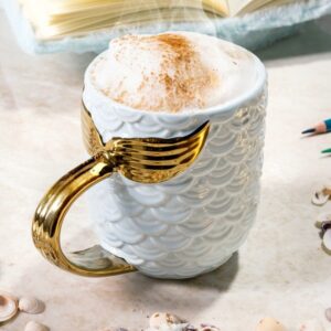 Hrnek mořská panna - modrý