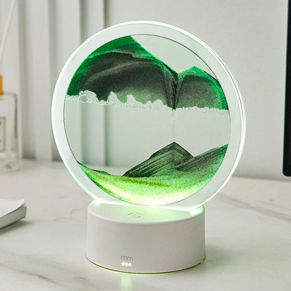 LED lampa se scenérií písku Sandscape