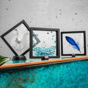 Rámečky na vzpomínkové předměty - černé (3 kusy)