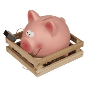 Kasička keramické prasátko s ohrádkou