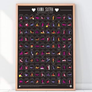 Stírací plakát Kámasútra