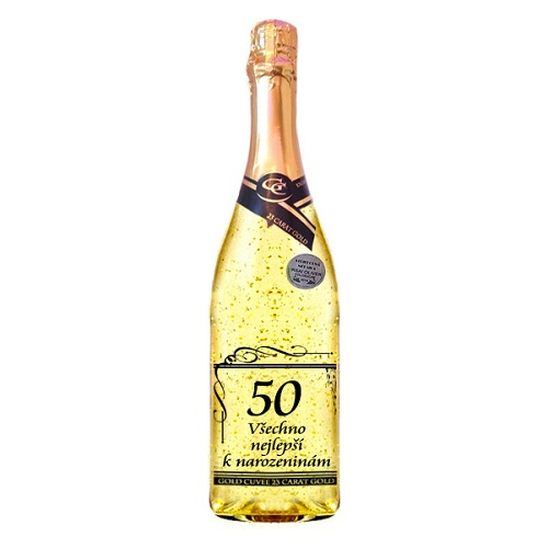 Gold Cuvee šumivé se zlatem 0