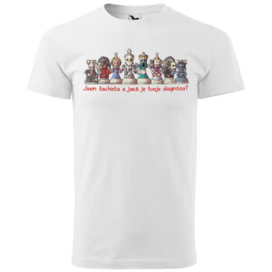 Tričko Diagnóza šachista (Velikost: S