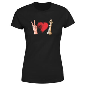 Tričko Love Chess (Velikost: L