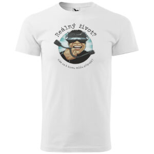 Tričko Reálný život (Velikost: 4XL