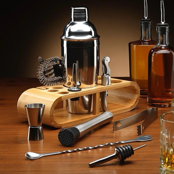 12 dílná barmanská sada na přípravu koktejlů