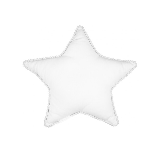 Dekorační polštář Boho Mini Hvězda - Bílý