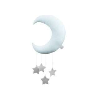 Dekorativní měsíček Silver Stars - Modrý