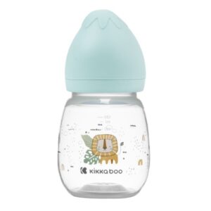 Kojenecká láhev KikkaBoo 180 ml Savana mentolová 3m+
