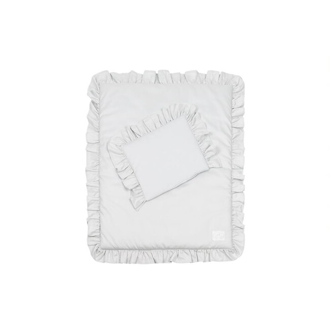 Ložní povlečení Simply Glamour s výplní - Světle šedé (65 x 50 cm)