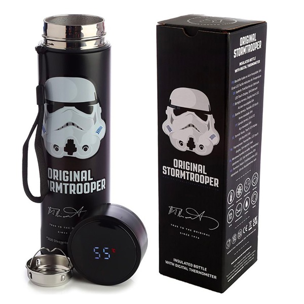 Termoska Stormtrooper s digitálním ukazatelem teploty - akce: nefunkční displej