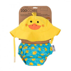 Zoocchini UV set klobouček a plavky Kačenka 6 - 12 m